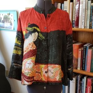 Chico's Design Silk Blouse